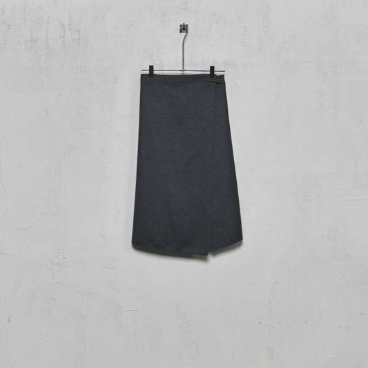 Anecho Women's  Wrap Skirt in Cashmere