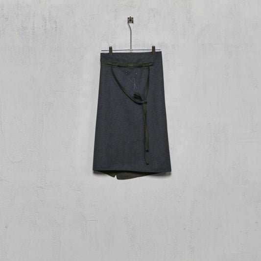 Anecho Women's  Wrap Skirt in Cashmere