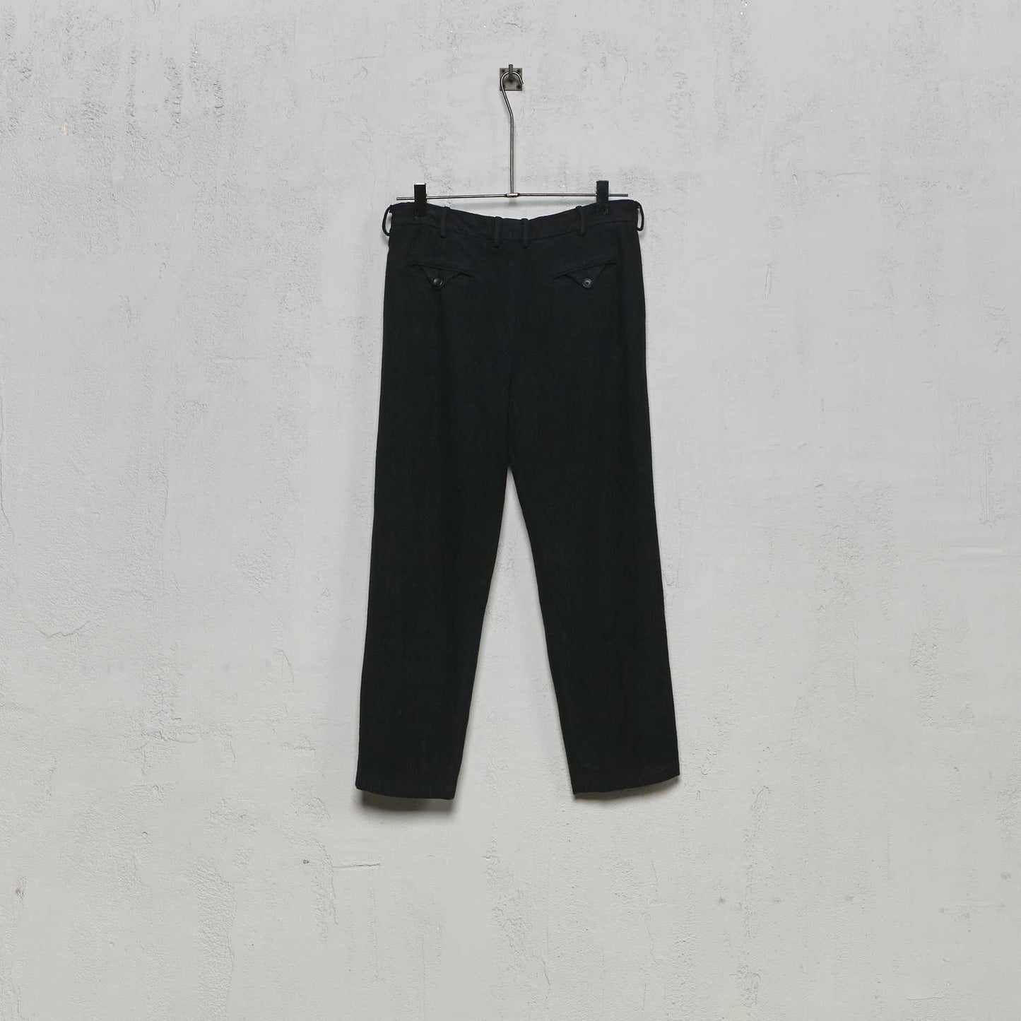 Geoffrey B. Small Men's 1920s Back Button Pocket Trouser in Parisotto Cotton and Wool