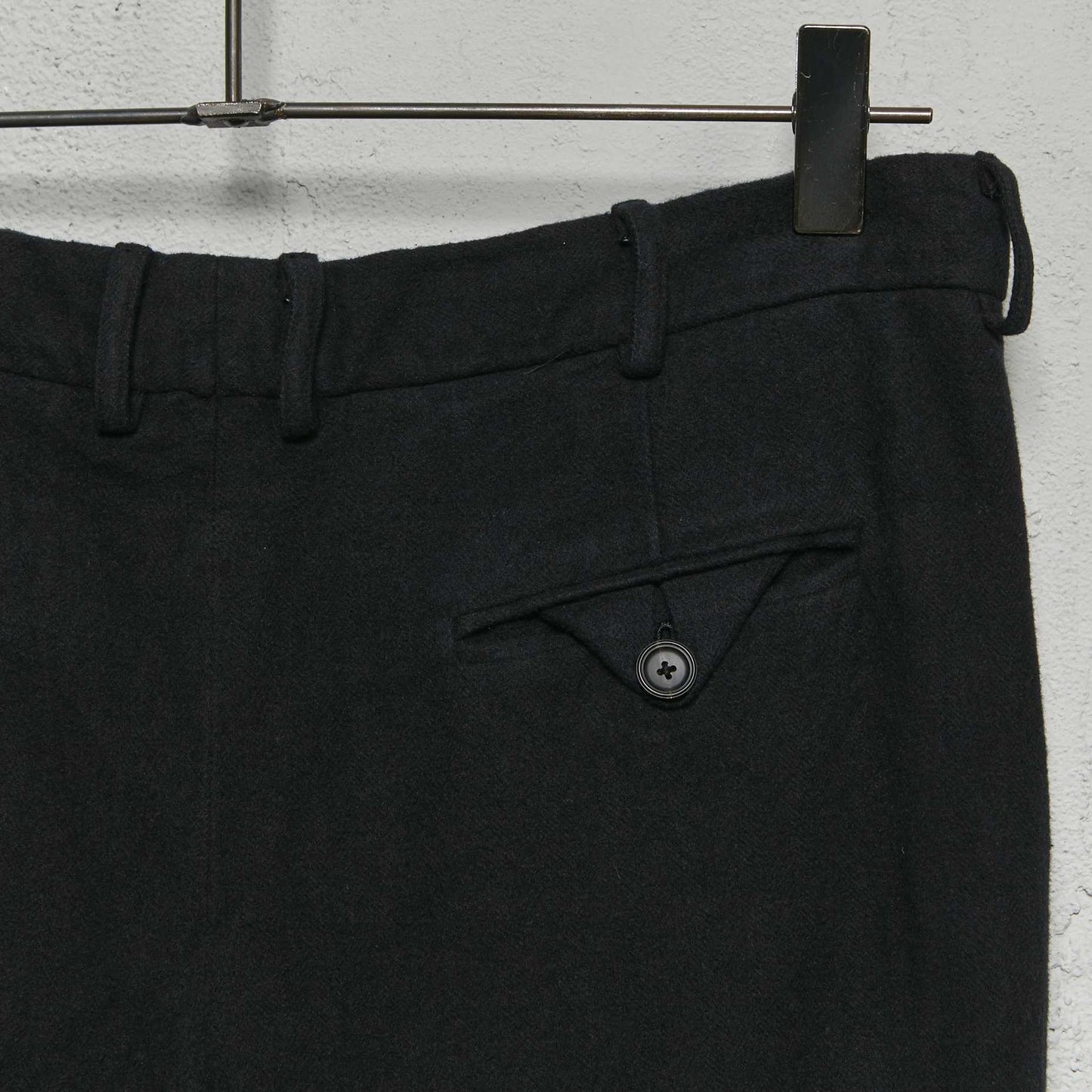 Geoffrey B. Small Men's 1920s Back Button Pocket Trouser in Parisotto Cotton and Wool