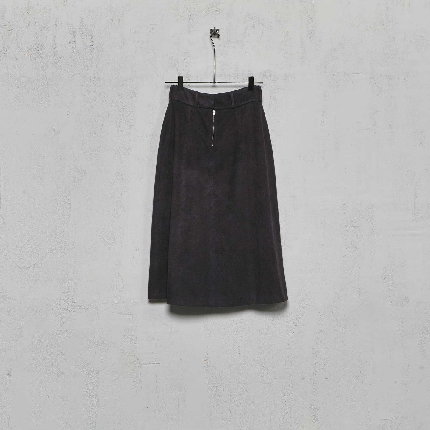 Geoffrey B. Small Women's A-Line Double Pleat Skirt in Biella Cashmere and Yak