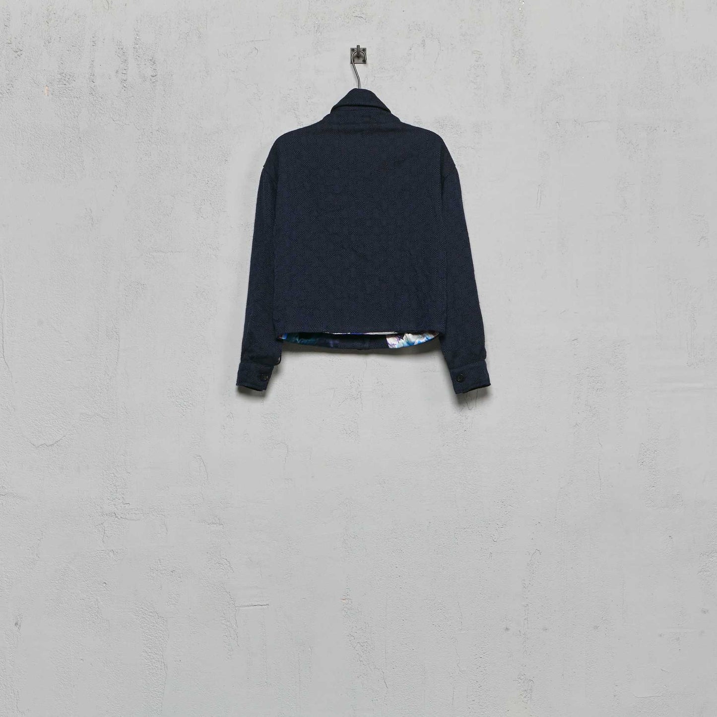 Geoffrey B. Small Women's Cropped Bomber Jacket in La Colombina Alpaca and Wool