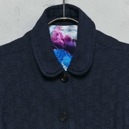 Geoffrey B. Small Women's Cropped Bomber Jacket in La Colombina Alpaca and Wool