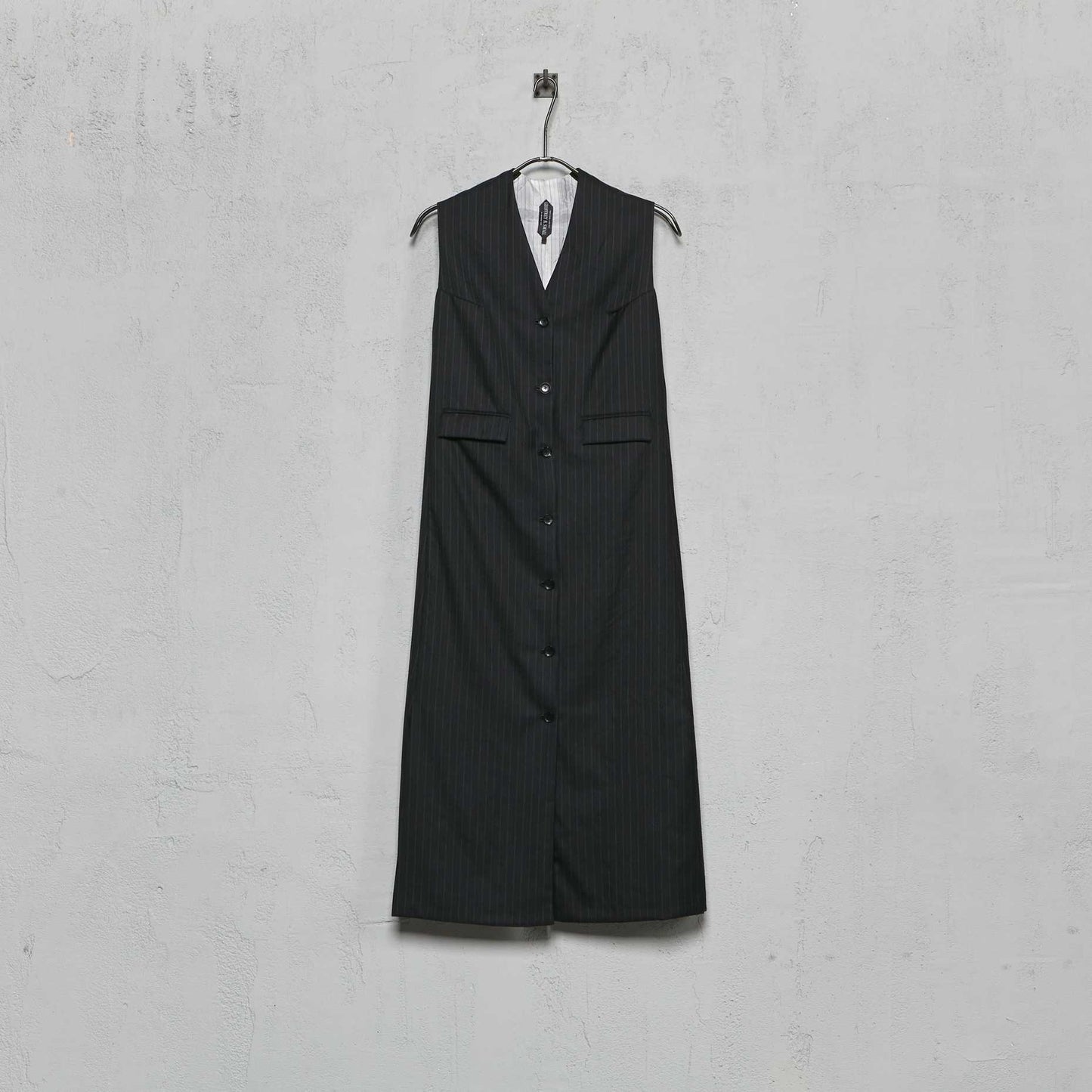 Geoffrey B. Small Women's Long Waistcoat Dress in Biella Tasmanian Wool