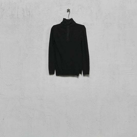 Geoffrey B. Small Women's Knit Pullover in La Colombina Patchwork and Pure Merino Wool