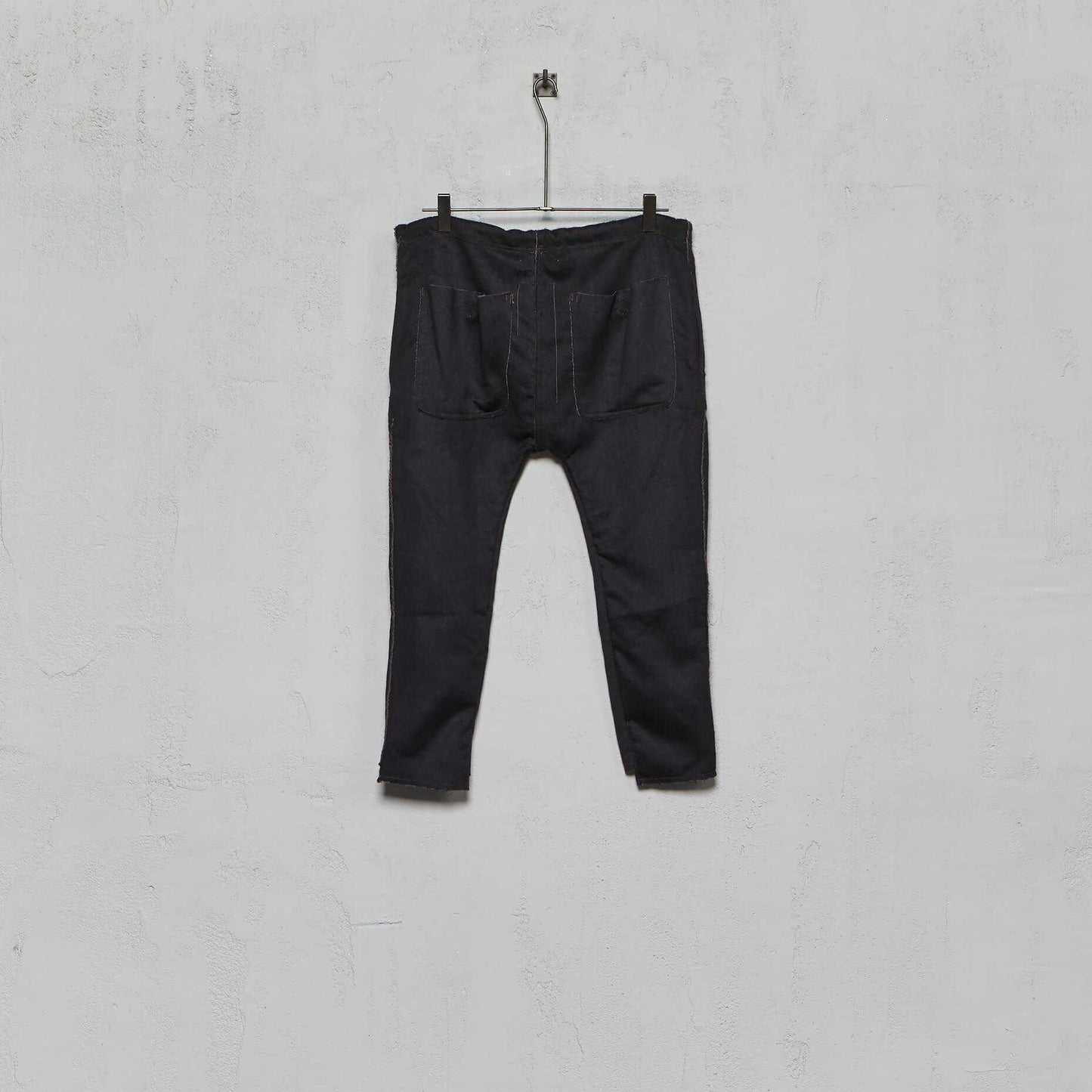 Anecho Men's Drawstring Trouser in Double Faced Cashmere