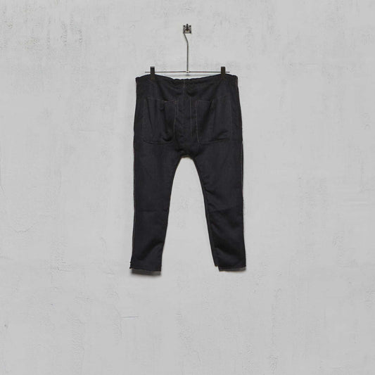 Anecho Men's Drawstring Trouser in Double Faced Cashmere