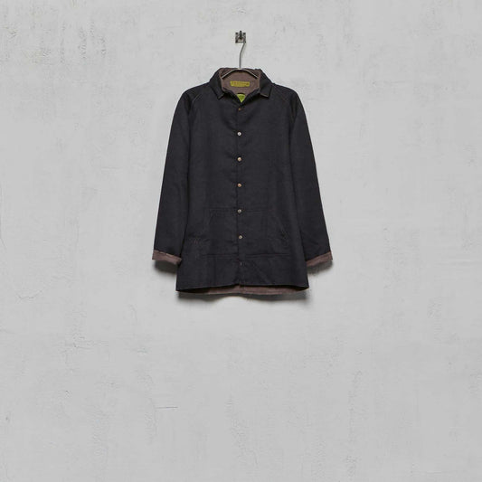 Anecho Men's Workshirt in Double Faced Cashmere