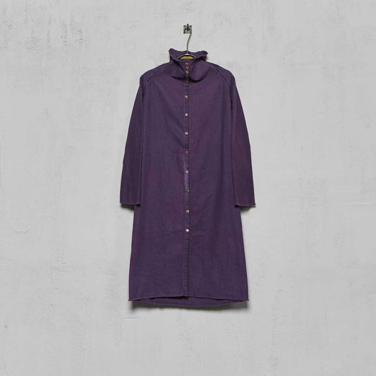 Anecho Women's Button Down Shirt Dress in Cotton