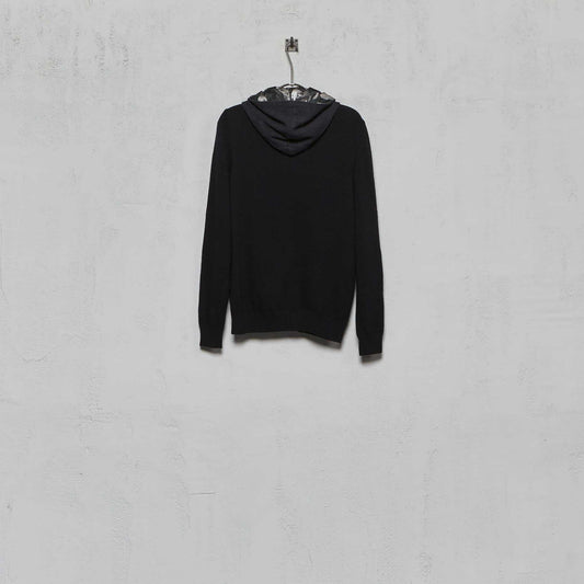 Geoffrey B. Small Men's Button Hooded Sweater in Merino Wool