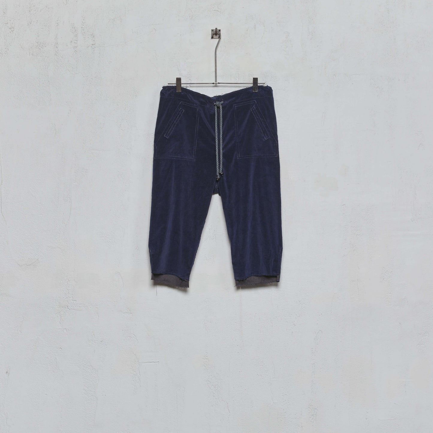 Anecho Men's Drawstring Trouser in Corduroy with Cashmere Lining