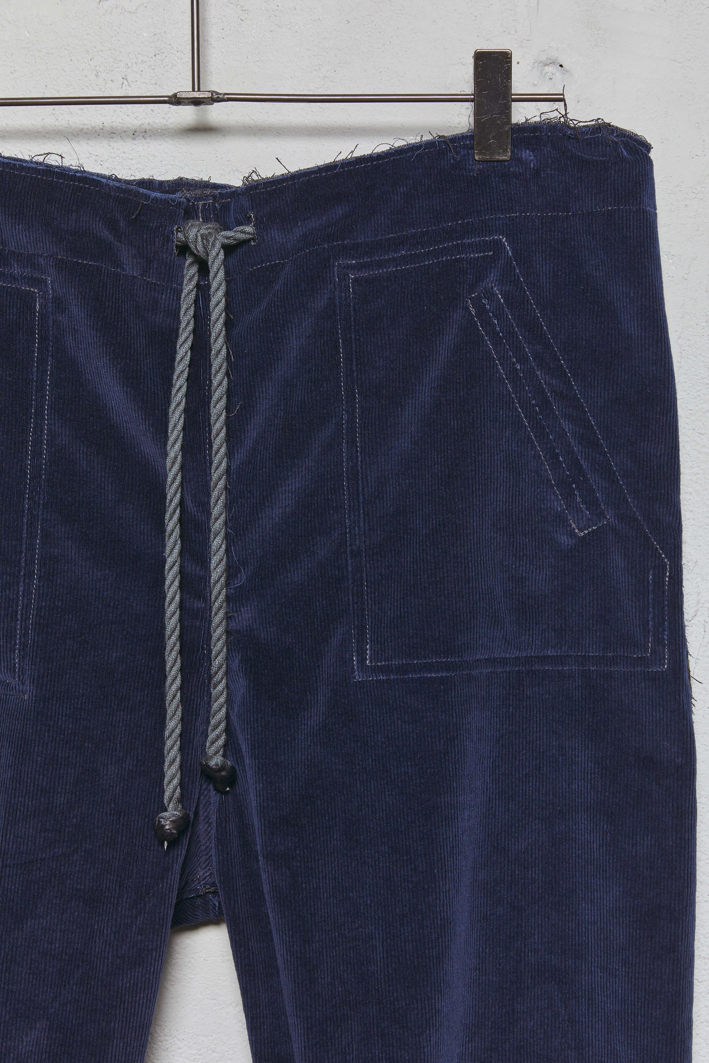 Anecho Men's Drawstring Trouser in Corduroy with Cashmere Lining