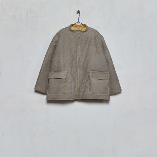 Anecho Men's Half Length Hooded Puffer Coat in Cotton