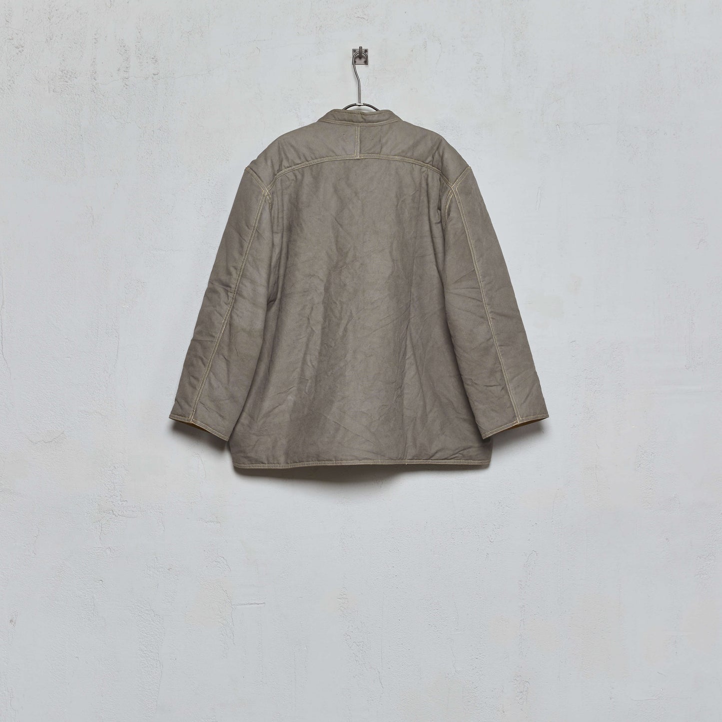 Anecho Men's Half Length Hooded Puffer Coat in Cotton