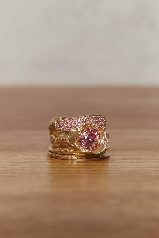 Alice Waese Pink Sapphire Bellatrix Ring