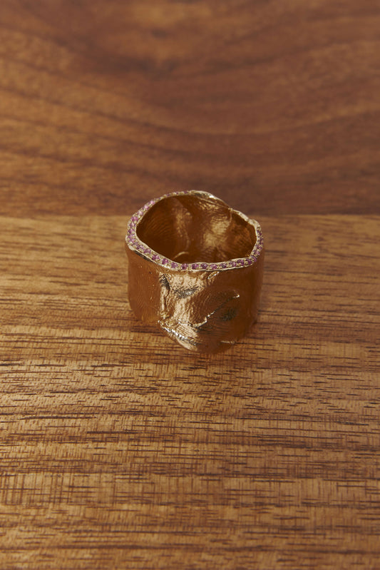 Alice Waese Merope Ring with Pink Diamonds