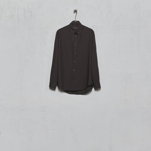 Geoffrey B. Small Men's Tailored Shirt in Piacenza 1733 Alashan Breath Cashmere