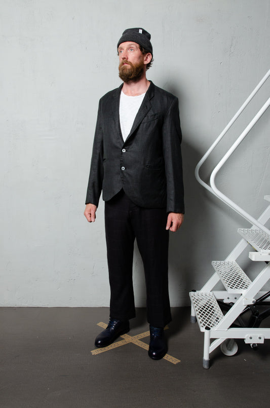 Geoffrey B. Small Men's SB Jacket in Piacenza 1733 Alashan Breeze Cashmere and Silk