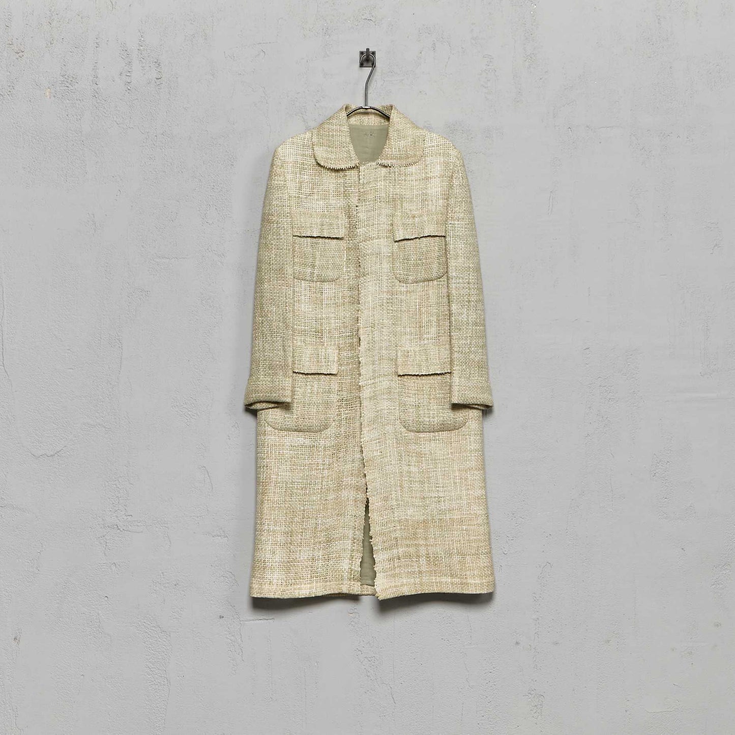 Amy Revier Scarecrow Coat in Handwoven Bamboo