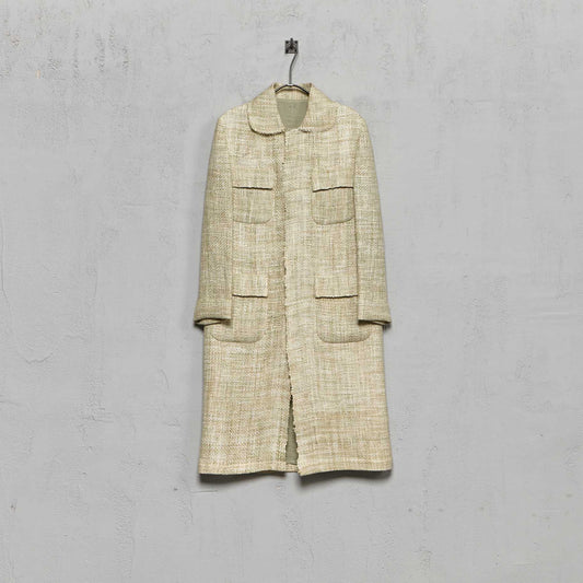 Amy Revier Scarecrow Coat in Handwoven Bamboo