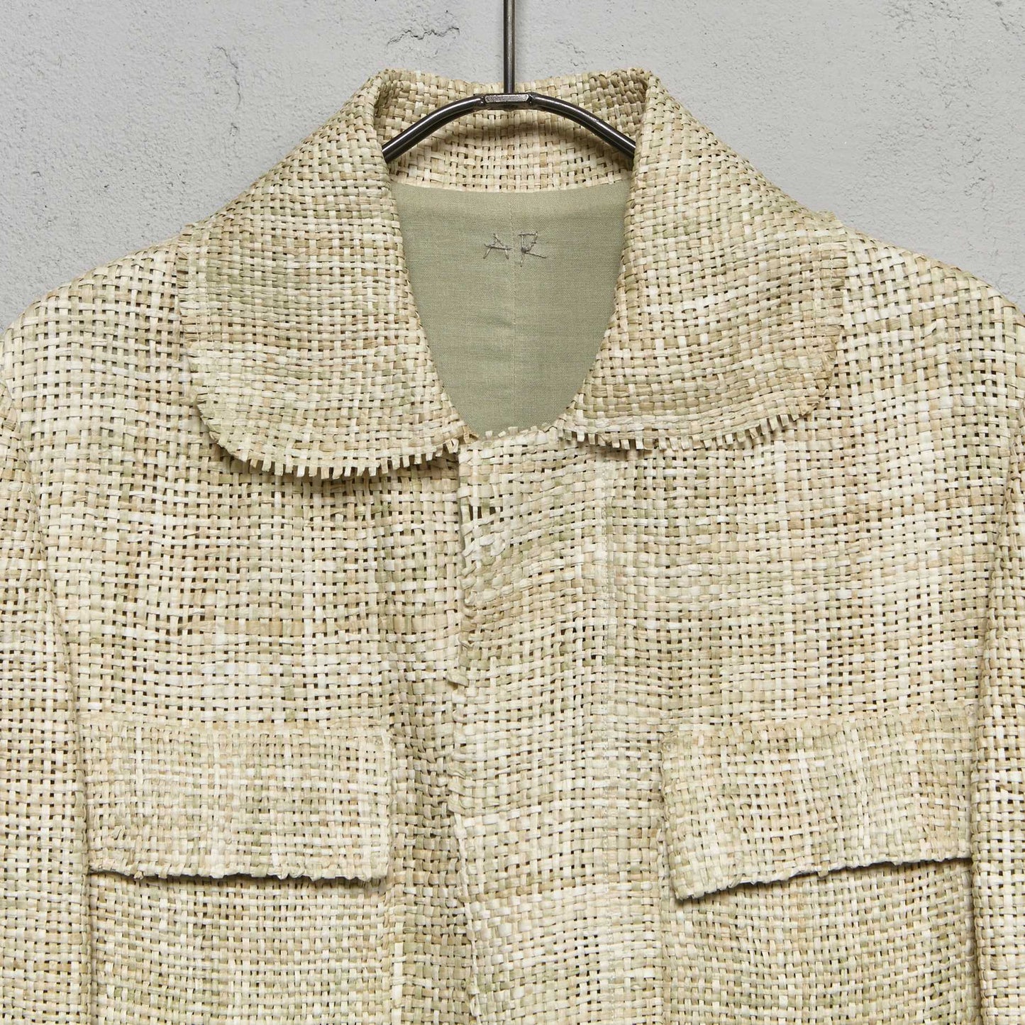 Amy Revier Scarecrow Coat in Handwoven Bamboo