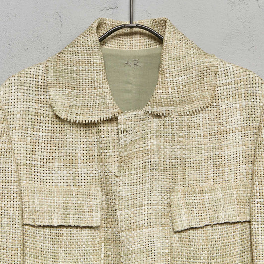 Amy Revier Scarecrow Coat in Handwoven Bamboo