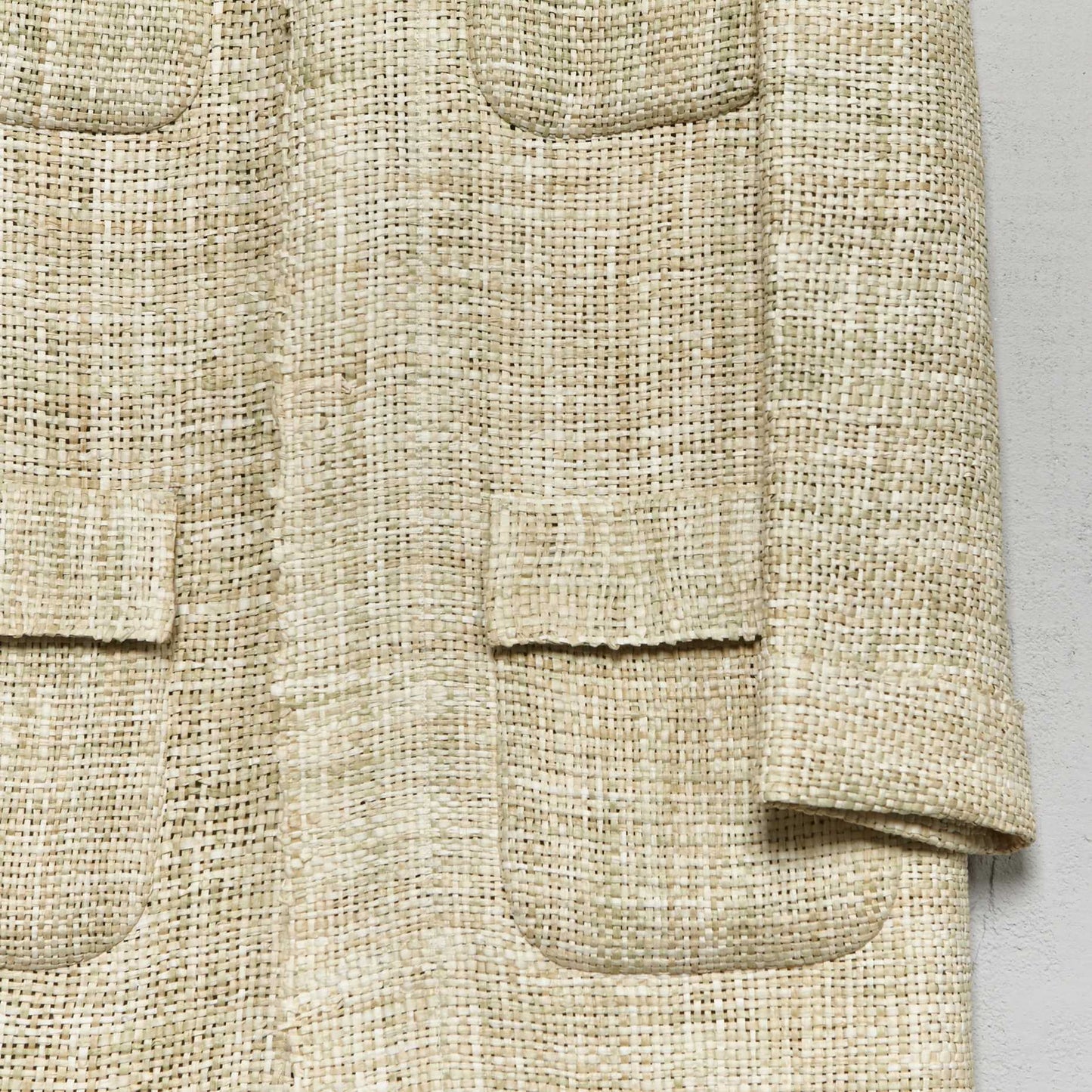 Amy Revier Scarecrow Coat in Handwoven Bamboo