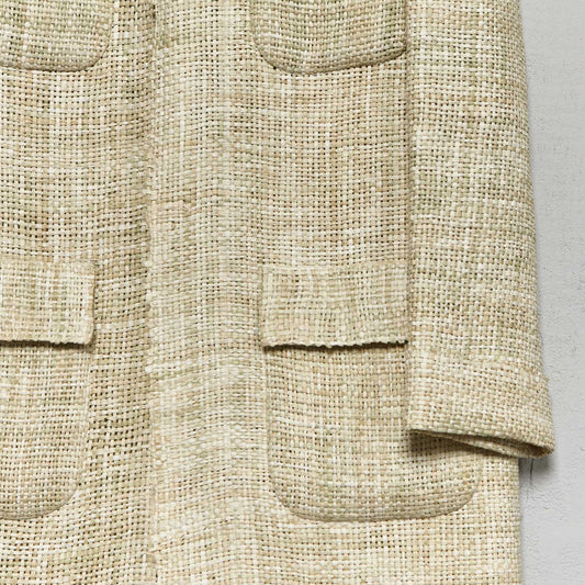 Amy Revier Scarecrow Coat in Handwoven Bamboo