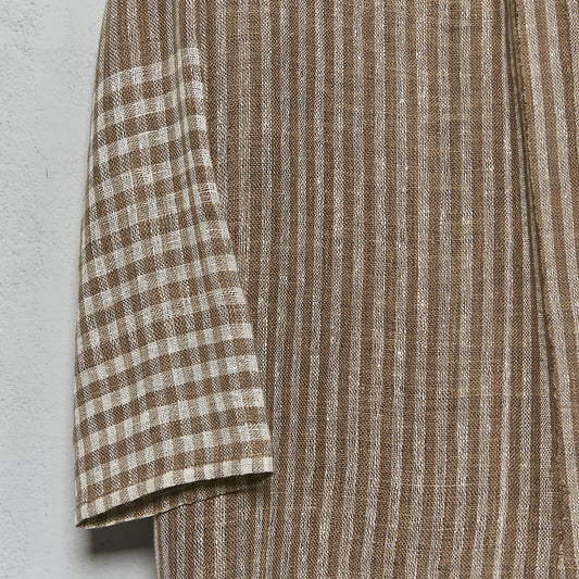 Amy Revier Arne Coat in Handwoven Silk