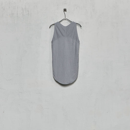 Geoffrey B. Small Men's Hidden Button Sleeveless Shirt in Parisotto Cotton