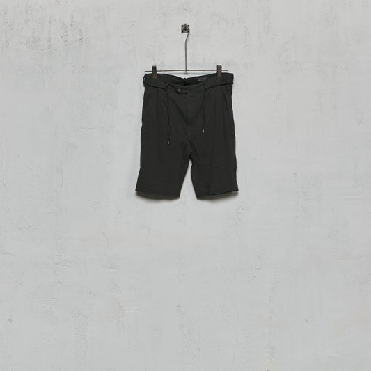 Geoffrey B. Small Men's Drawstring High Waist Shorts in Parisotto 'Dover' Linen and Cotton