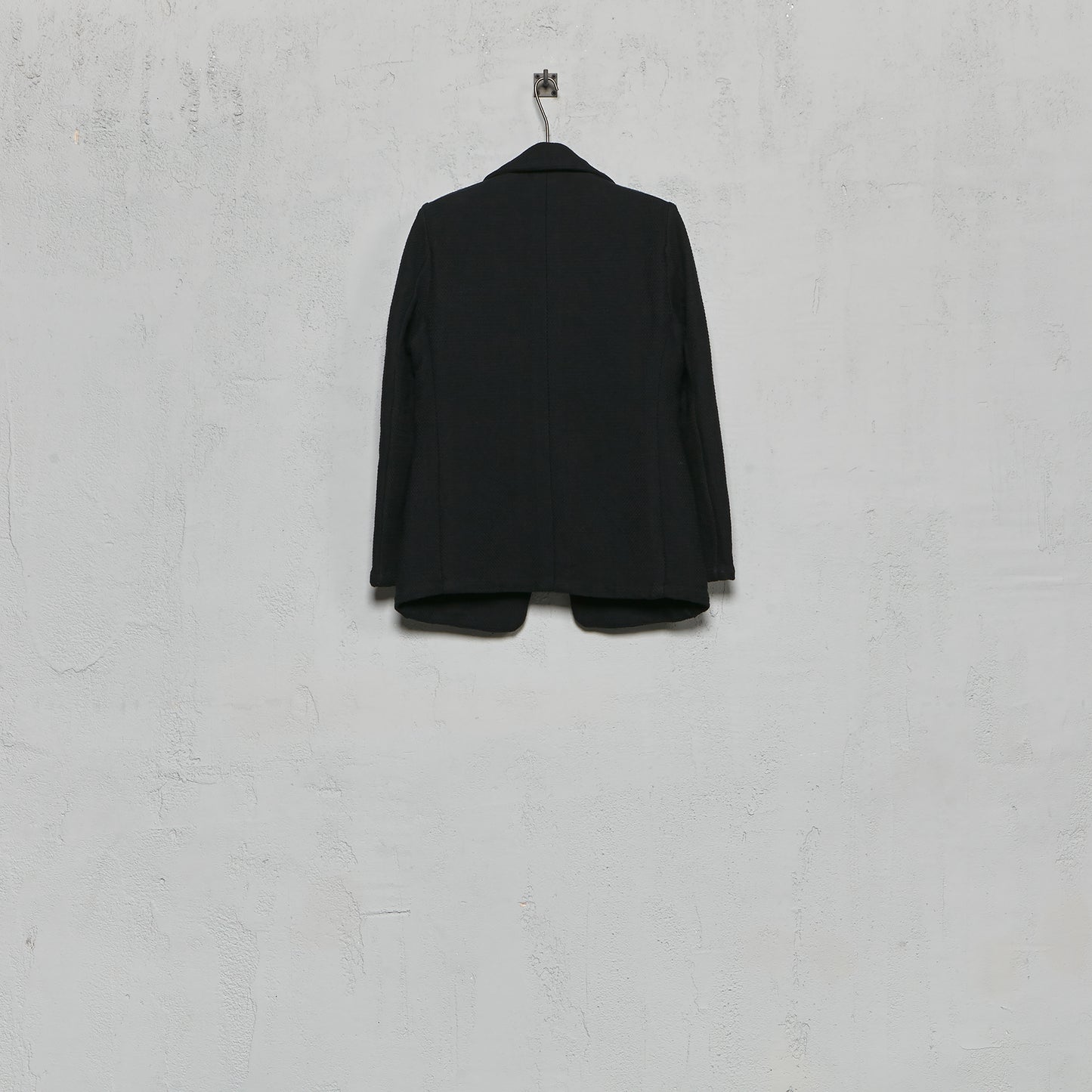 Geoffrey B. Small Men's Fly Front Long Blouson Jacket in La Colombina Basketweave Cotton