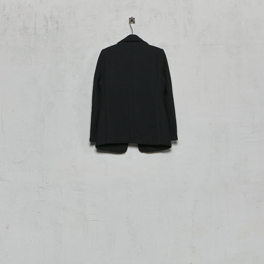 Geoffrey B. Small Men's Fly Front Long Blouson Jacket in La Colombina Basketweave Cotton