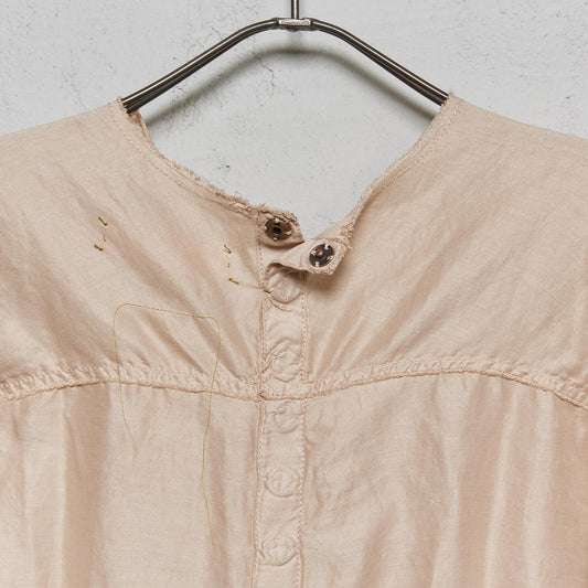 Anecho Women's Back Snap Dress in Silk Linen