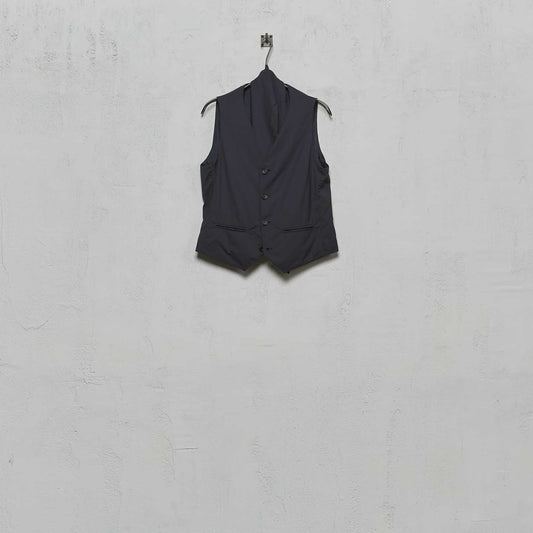 Geoffrey B. Small Men's Vest and Scarf in Piacenza 1733 'Mouliné' Wool