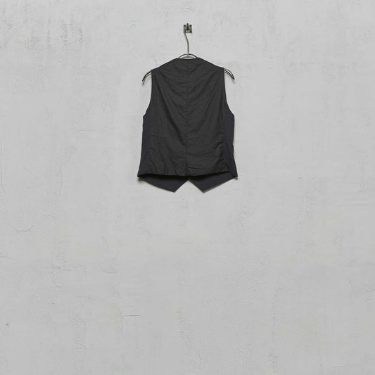 Geoffrey B. Small Men's Vest and Scarf in Piacenza 1733 'Mouliné' Wool