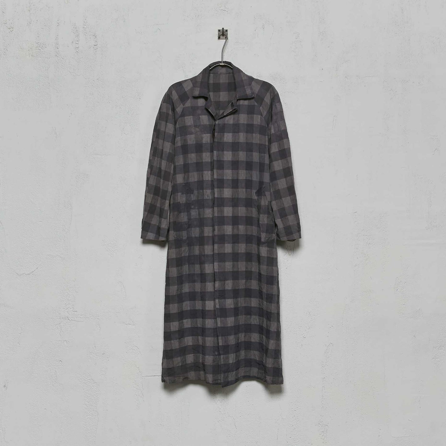 Geoffrey B. Small Men's Oversize Duster Coat in Parisotto 'Drake' Silk and Linen