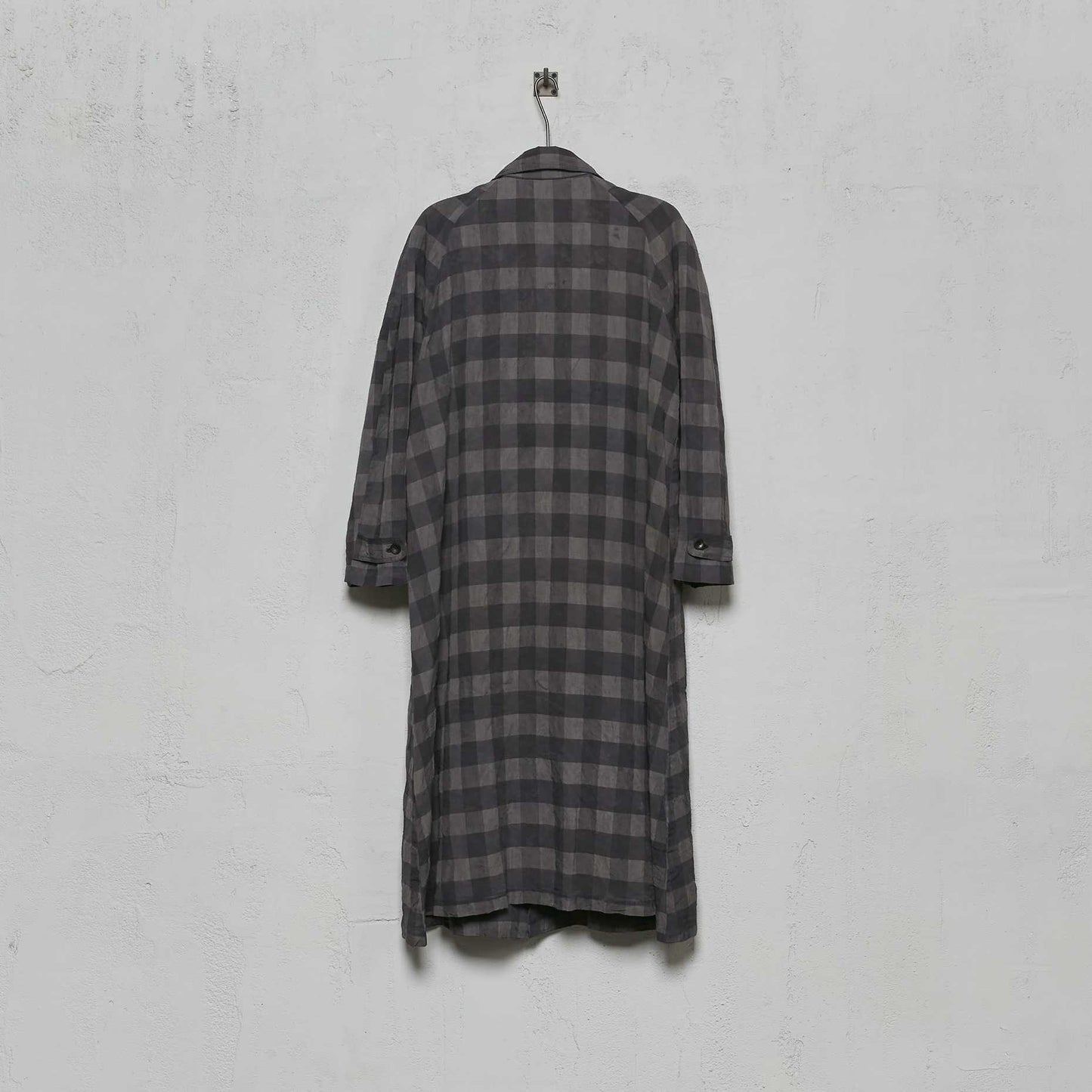 Geoffrey B. Small Men's Oversize Duster Coat in Parisotto 'Drake' Silk and Linen