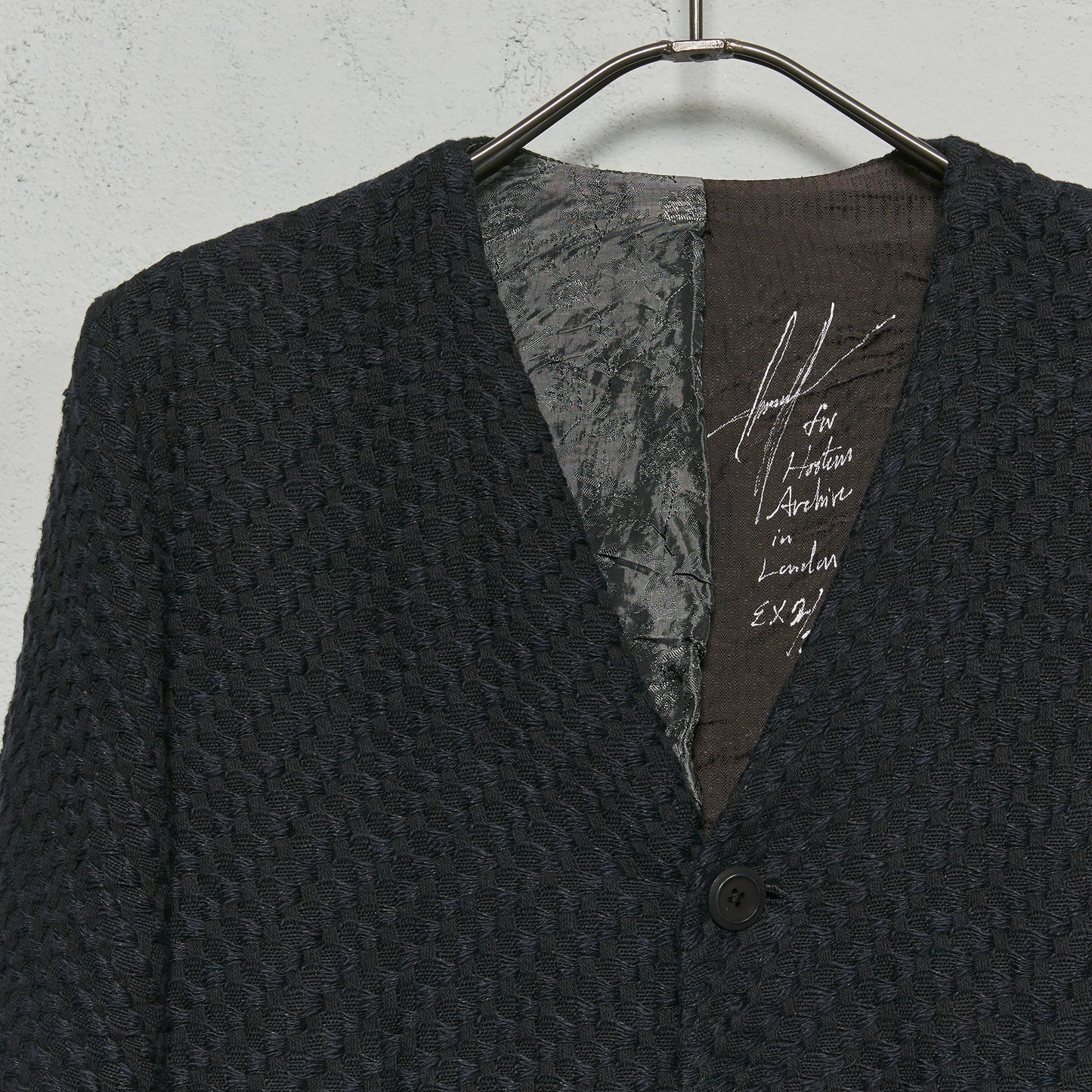 Geoffrey B. Small Women's V-Neck 5 Button Cardigan Coat in La Colombina Weave