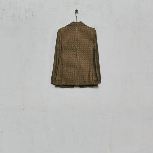 Geoffrey B. Small Women's Relaxed 5 Button Jacket in La Colombina Cotton