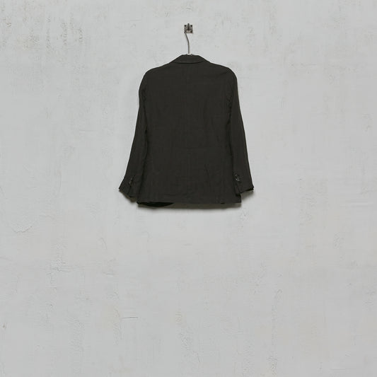 Geoffrey B. Small Women's 3 Button Jacket in Varese Handkerchief Linen