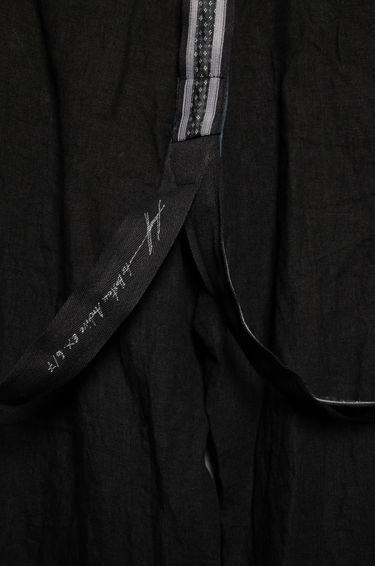 Geoffrey B. Small Women's Relaxed Fit Trouser with Suspender in Varese Hankerchief Linen