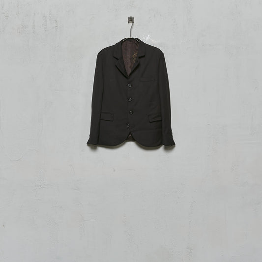 Geoffrey B. Small Mens Classic 4 Button Jacket in Piacenza 1733 'Sublime' Wool